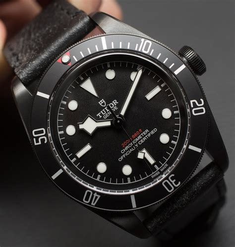 tudor all black watch